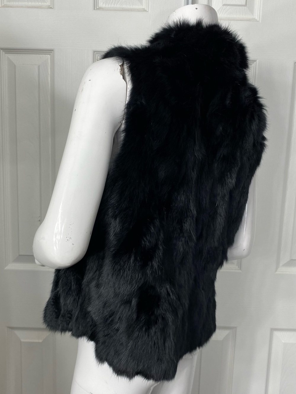 💯Rabbit Fur Zip Vest - Picture 3 of 10